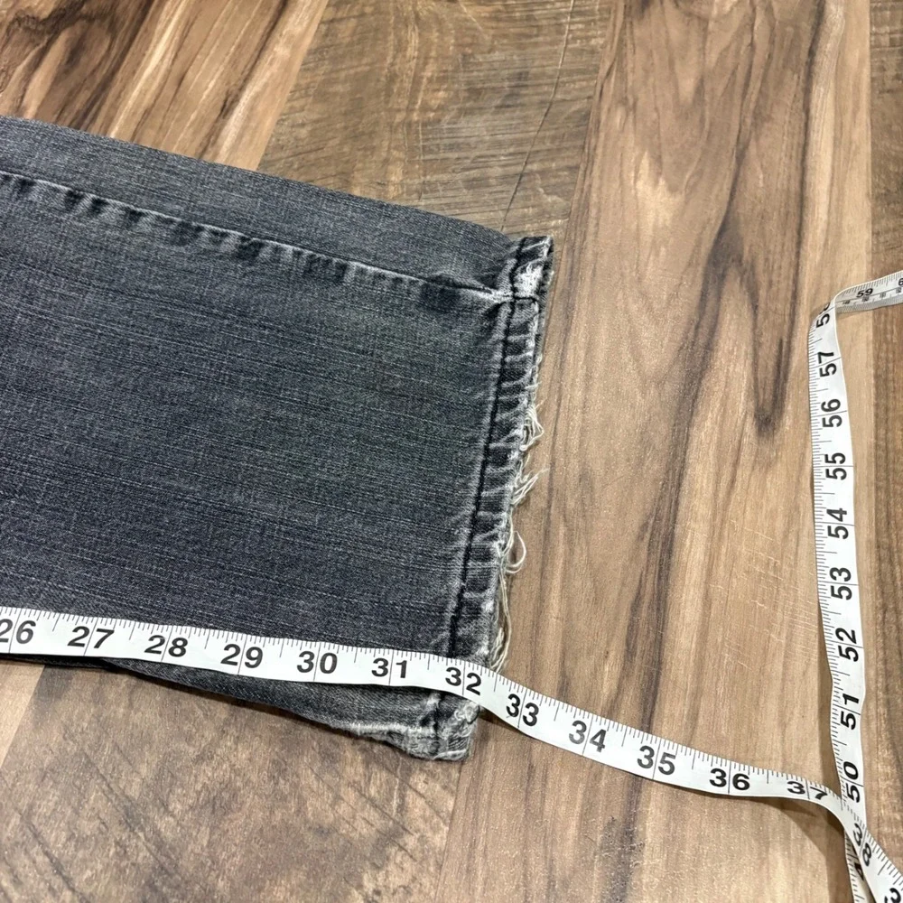 Vintage Y2K Levi's 559 Relaxed Straight Jeans 2000s Mens 38x32 Faded Black Denim